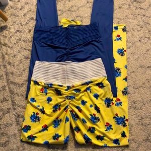 Cute booty lounge yellow legging